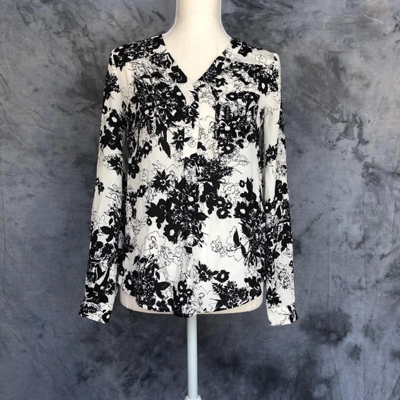 Candies Patterned Blouse - Picture 1 of 2